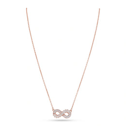 Rose Gold Infinity Spark Necklace
