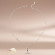 Two Tone Couple Pendant Necklace