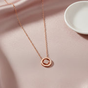 Rose Gold Clover Necklace