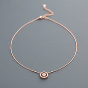 Rose Gold Clover Necklace