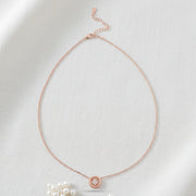 Rose Gold Clover Necklace
