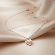 Pearl Heart Glow Necklace