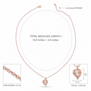 Pearl Heart Glow Necklace