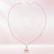 Blush Ballet Charm Necklace