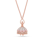 Blush Ballet Charm Necklace