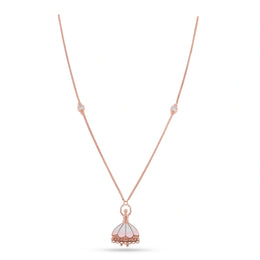 Blush Ballet Charm Necklace