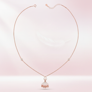 Prima Ballerina Sterling Silver Rose GoldNecklace Jewellery