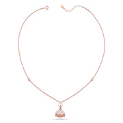 Prima Ballerina Sterling Silver Rose GoldNecklace Jewellery