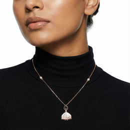 Prima Ballerina Sterling Silver Rose GoldNecklace Jewellery