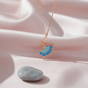 Azure Ballet Charm Necklace