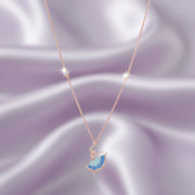 Azure Ballet Charm Necklace