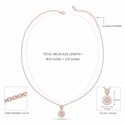 Rose Celestial Charm Necklace