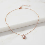 Radiant Crystal Heart Pendant