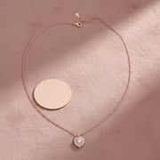Radiant Crystal Heart Pendant