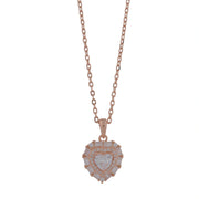 Radiant Crystal Heart Pendant