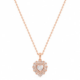 Radiant Crystal Heart Pendant