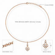 Luna Clover Spark Necklace