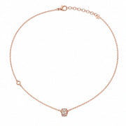 Rose Gold Barrel Necklace