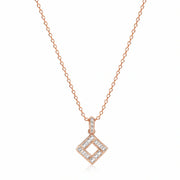 Rose Geometric Spark Necklace