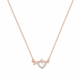 Rose Love Heart Necklace