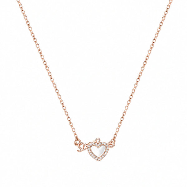 Rose Love Heart Necklace