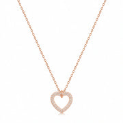 Rose Heart Spark Necklace
