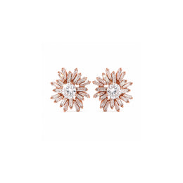 Roseburst Crystal Stud Earrings
