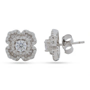 Radiant Floral Spark Studs