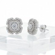 925 Silver Starlight Bloom Stud Earrings | Floral Cluster