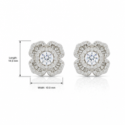 Radiant Floral Spark Studs