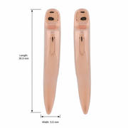 Rose Gold Wave Stud Earrings