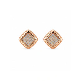 Rose Diamond Quilt Studs