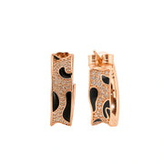 Midnight Curve Hoop Earrings