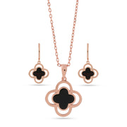 Rose Clover Pendant Set