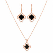 Rose Clover Pendant Set