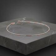 Dual Tone Snake Chain Necklace