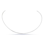 Silver Luxe Collar Necklace