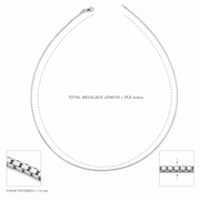 Silver Luxe Collar Necklace