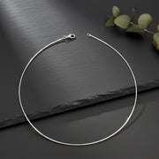 Silver Luxe Collar Necklace