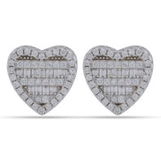 Crystal Heart Halo Jewelry Set