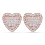 Rose Heart Crystal Jewelry Set
