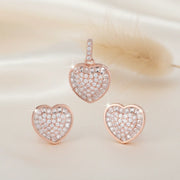 Blush Heart Sparkle Jewelry Set