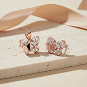 Rose Butterfly Crystal Set