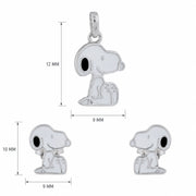 Cute Snoopy Charm Set