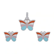Pastel Butterfly Jewelry Set