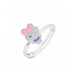 Cute Bow Kitty Ring