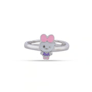 Cute Bow Kitty Ring