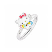 Cute Kitty Bow Ring