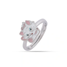 Cute Kitty Adjustable Ring