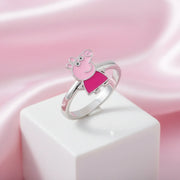 Peppa Pink Cartoon Ring